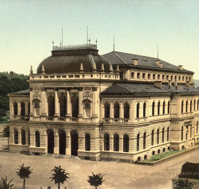 568px National Gallery Of Slovenia 1910 Postcard
